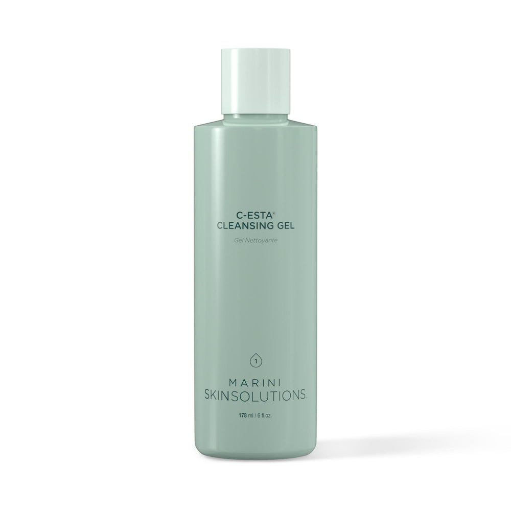 Marini SkinSolutions C-ESTA: gel de limpieza con vitamina C genera espuma suave para uso diario.