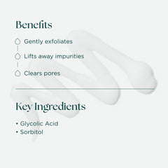 Marini SkinSolutions Bioglycolic Face Cleanser, aplicación manual para exfoliación delicada.
