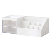 Organizador Marknor cosméticos tocador blanco para ordenar maquillaje y accesorios.