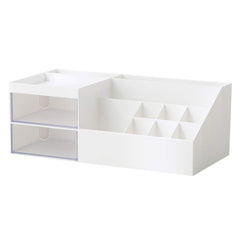 Organizador Marknor cosméticos tocador blanco para ordenar maquillaje y accesorios.