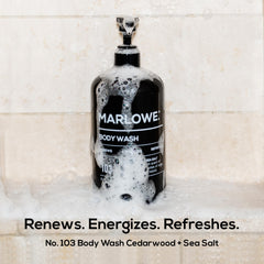 MARLOWE No.103: espuma de ducha cremosa para limpieza suave y revitalizante.