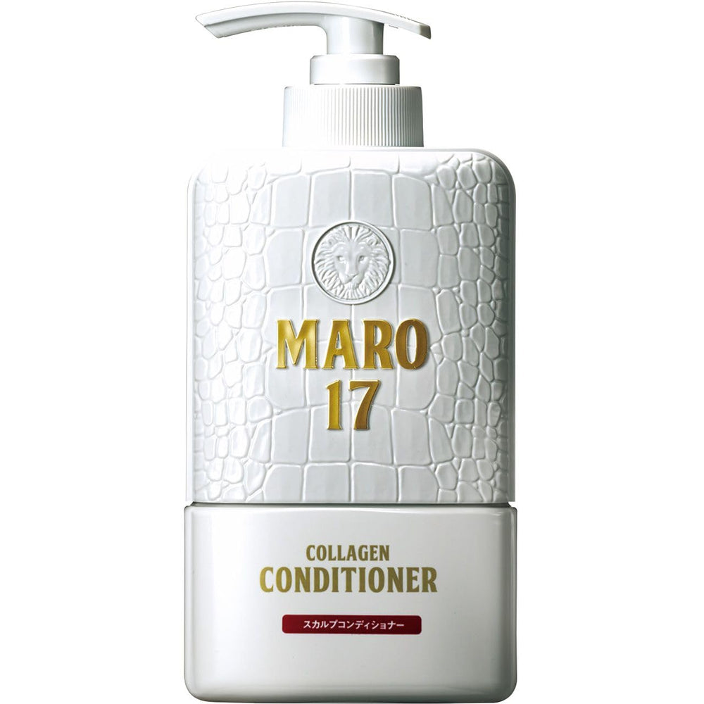 MARO17 Acondicionador con colágeno, botella frontal, sensación refrescante para el cuero cabelludo.