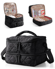 Marscamd organizador acolchado exterior para esmaltes, ideal para uso profesional o doméstico.