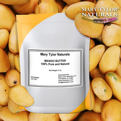 Aplicación de Mango Butter Mary Tylor Naturals en la piel para uso diario