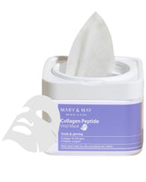 Mary&May Collagen Peptide Vital Mask estuche extraíble para una rutina diaria higiénica