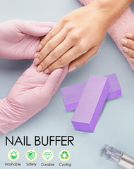 Maryton bloque lijado acrílicas gel 100-180 ideal para preparar uñas antes de gel.