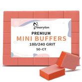 Maryton bloques de limado mini con grano 180-240 para preparar uñas antes de gel o acrílico.