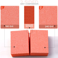 Maryton bloques mini para salón profesional naranja, acabado suave.