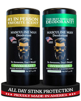 Masculine Man Invigorate barra de desodorante: aroma amaderado y cítrico