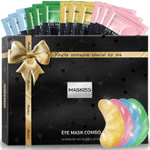 Maskiss parches ojos 24k oro para luminosidad y suavidad alrededor de los ojos