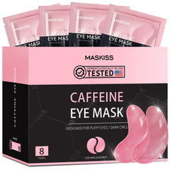 Maskiss parches oculares con cafeína para despertar la mirada.