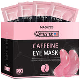 Patchs yeux Maskiss – texture gel douce, hydratation rapide et sensation rafraîchissante.