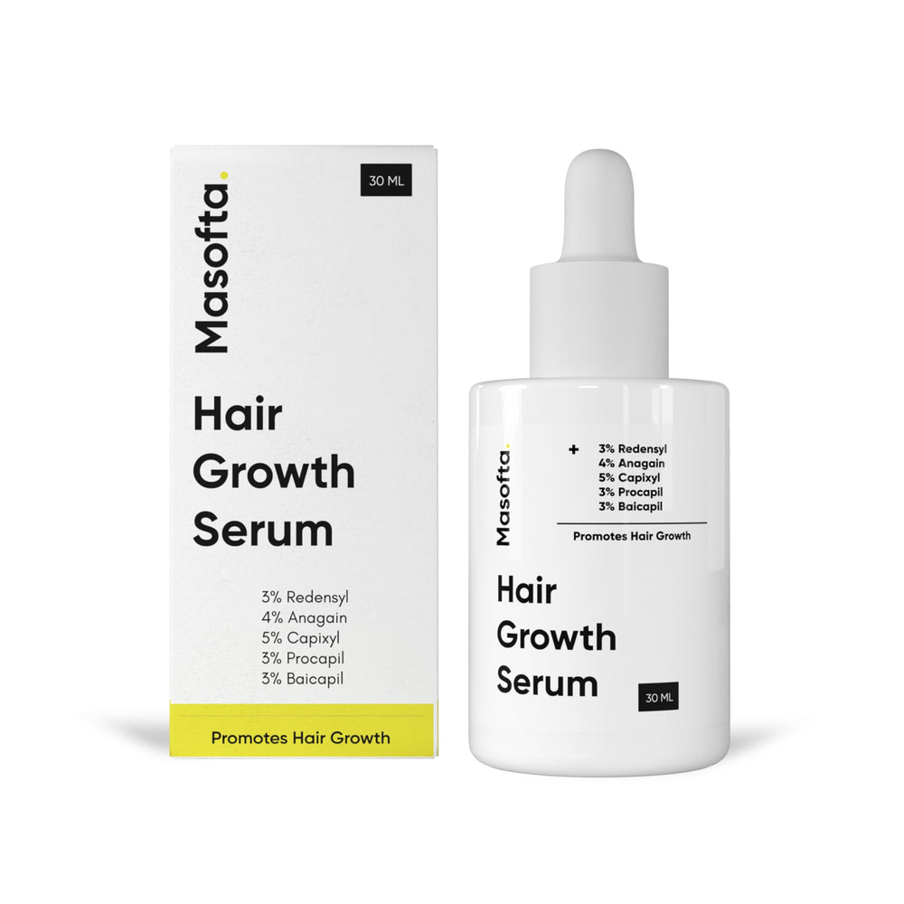 Masofta Serum crecimiento cabello densidad para mayor grosor