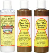 Maui Babe lotion bronzage 8 oz, intensifie le bronzage et uniformise la couleur.