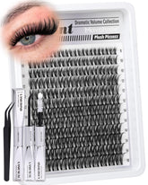Mavphnee Kit Flaunt Lash Clusters: pestañas cluster onduladas, volumen natural y duradero