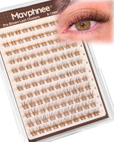 Pestañas naturales 8-12mm de Mavphnee para un look suave diario