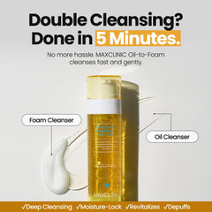 MAXCLINIC PuriteaToc: textura de aceite que genera espuma para eliminar maquillaje sin irritar