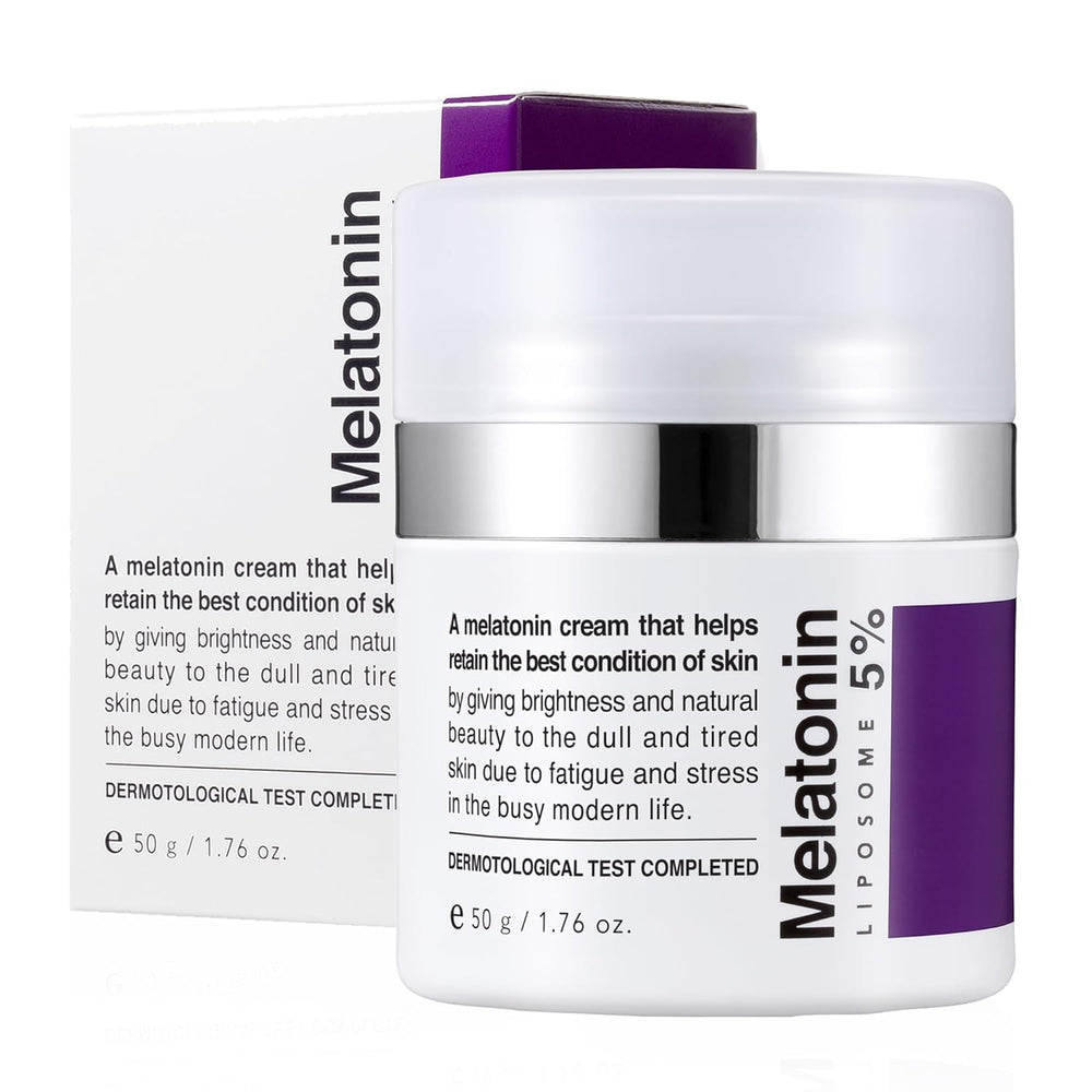 MAXCLINIC Time Return Melatonin Crema, envase visible, hidratación profunda para piel seca.
