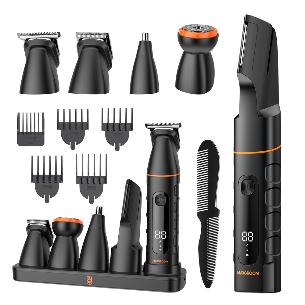 MAXGROOM cabezal en V para cuerpo, precisión en zonas difíciles.