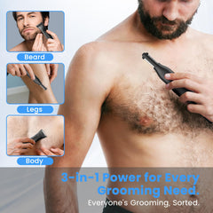 MAXGROOM Manscape en la ducha para uso húmedo sin complicaciones.