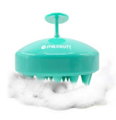 Maxsoft cepillo masaje capilar con cerdas suaves para estimular el cuero cabelludo