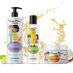 MAYA MARI 2-en-1 Shampoing et Conditionneur démêlant rapidement les cheveux des enfants
