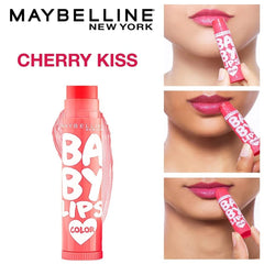 Maybelline Baby Lips Cherry Kiss: color suave en labios