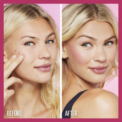 Maybelline Cheek Heat, textura ligera, se desliza y brinda un flush suave.