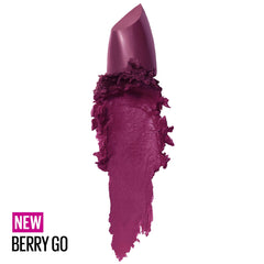 Maybelline Color Sensational labial rosa suave, acabado cremoso para look ligero.