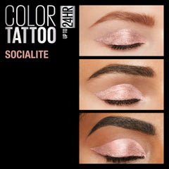 Maybelline Color Tattoo Socialite acabado mate para looks versatiles.