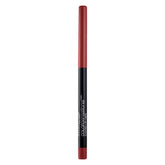 Delineador Maybelline autoafilante en tono rojo ladrillo para definición duradera.