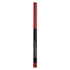 Delineador Maybelline autoafilante en tono rojo ladrillo para definición duradera.