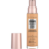 Maybelline Dream Radiant: botella de fondo, acabado natural y ligero.