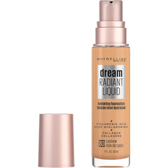 Maybelline Dream Radiant: botella de fondo, acabado natural y ligero.