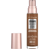 Maybelline Dream Radiant Liquid, botella, acabado natural y ligero para uso diario.