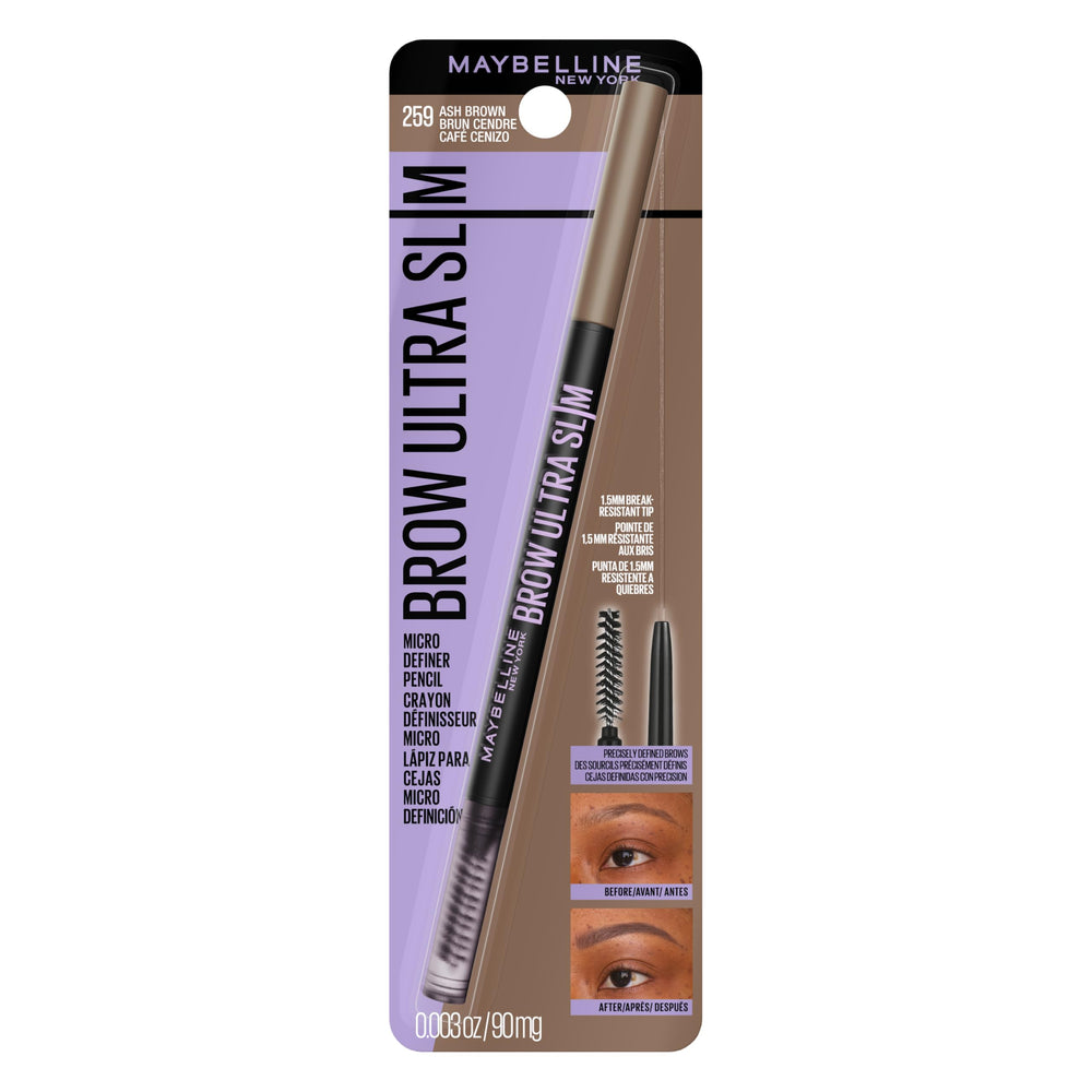 Maybelline Express Brow Ultra Slim lápiz preciso para cejas definidas con trazos naturales