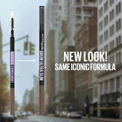 Maybelline Express Brow Ultra Slim con spoolie integrado para peinar cejas.