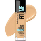 Maybelline Fit Me base líquida mate natural para un acabado suave y sin brillos
