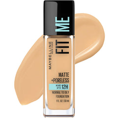 Maybelline Fit Me base líquida mate natural para un acabado suave y sin brillos