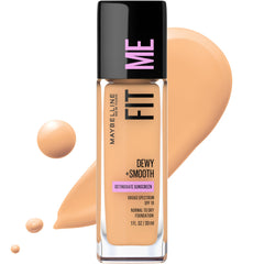 Maybelline Fit Me botella hidratante con acabado luminoso para piel normal a seca