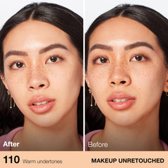Maybelline Fit Me, cobertura ajustable para tonos marfil a avellana.