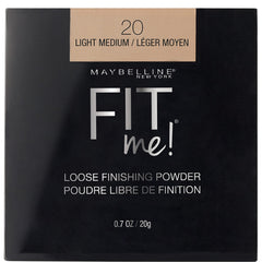 Polvo suelto Maybelline Fit Me en empaque compacto para acabado natural.