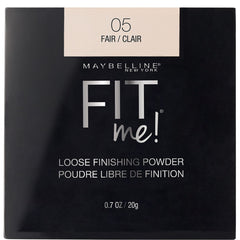 Maybelline Fit Me Polvo Suelto fijador para control de brillo y acabado natural.
