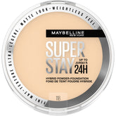 Maybelline hibrido polvo fundación con cobertura media a plena y mate