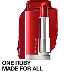 Maybelline Color Sensational Made for All labial satinado, textura miel para suavidad diaria.