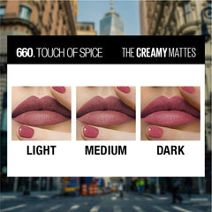 Maybelline Labial Sensacional textura hidratante para comodidad