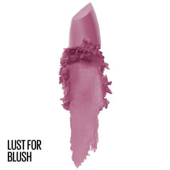 Maybelline Labial Sensacional, nude mate para look diario suave.