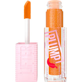 MAYBELLINE Lifter Brillo Plump con aplicador XL para volumen inmediato.