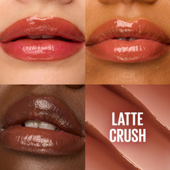 Maybelline Lifter Glaze brillo labial con textura glaseada suave.