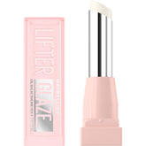 Maybelline Lifter Glaze Oil Balm muestra empaque con textura glaseada para labios brillantes.